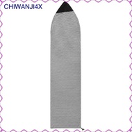 [chiwanji4x] Surfboard Sock Lightweight Surfboard Cover with Drawstring Easy to Use Travel-Friendly 