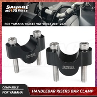 2024 9GT 9GT+ Handlebar Risers Bar Clamp Cover For Yamaha Tracer 9GT Tracer 9 GT+ Plus Motorcycle Ac