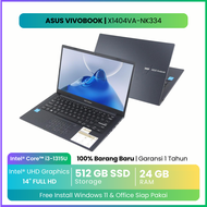 Asus VivoBook Core I3-1315U - 24GB RAM - 512GB SSD - 14" FHD - Garansi 1 Tahun - Laptop Kuliah & Ker