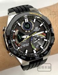 【威哥本舖】Casio台灣原廠公司貨 EDIFICE ECB-950MP-1A 太陽能藍芽連線八角雙顯賽車錶