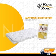 King Koil Compressed Mattress Protector &amp; Topper/Pelindung Tilam