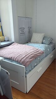 5月搬屋急放‼️(渣甸山自取) Ikea宜家傢俬單人床架