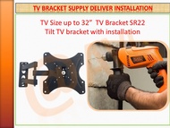 AVL SR22  Install Swivel TV bracket with on Site installation SR22 TV swivel bracket , up to 32"