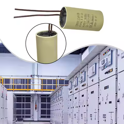 Pump Capacitor CBB60 Capacitor Lightweight Structure 50Hz-60Hz Compatible Replacement Capacitor For