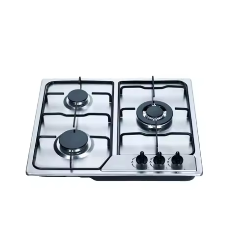 2025 Premium 3-Burner Built-in Gas Hob - Wholesale Commercial Kitchen Stove