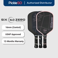 Six Zero Double Black Diamond Control 16mm Pickleball Paddle