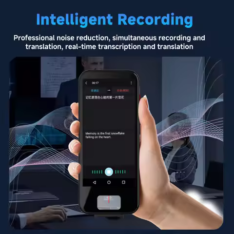Portable Smart Translator Pen S50 Pro Large Screen Realtime Online Languages Translation Voice Photo
