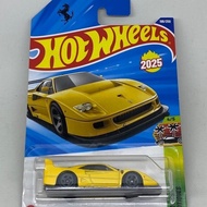 Hotwheels Ferrari F40 Competizione Yellow Regular