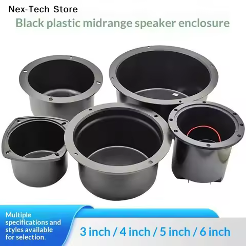 [NT]3/4/5/ Inch Waterproof Speaker Cabinet With Grile, Midrange Box Bass Diaphragm Speaker For Elect