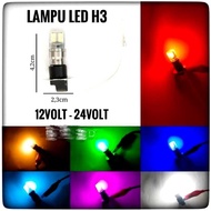 12V-24V LED H3 MANY COLOREDpilihan