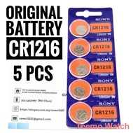 set watch ▽❀Original 5pcs Sony Watch Battery CR1216 . Lithium 3V. Use by 2027.