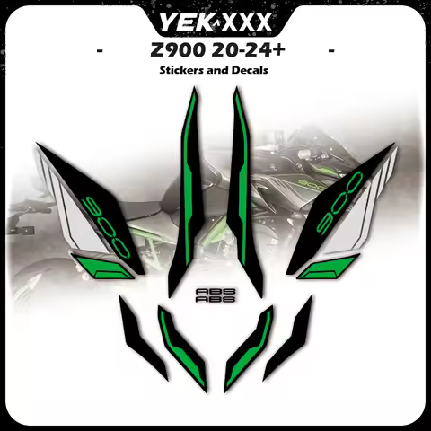 For Kawasaki Z900 2020-2024 23 24 Full Vehicle Fairing Shell Sticker Decals Z900 2020-2021 Factory R