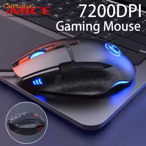 A3T91 7200DPI Programmable Peripheral E-Sports PC Mouse Portable Wired Gaming Mice For Android IOS P