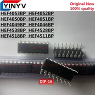 5PCS HEF4046BP HEF4053BP HEF4050BP HEF4051BP HEF4049BP HEF4052BP HEF4528BP HEF4518BP HEF4511BP HEF45