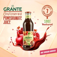 GRANTE POMEGRANATE JUICE 750 ml, 100% unfiltered natural juice, Direct squeeze, No added sugar, Pomegranate