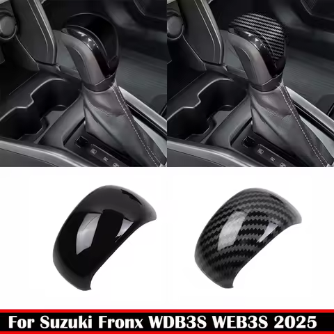 For Suzuki Fronx WDB3S WEB3S 2025 2026 ABS Carbonfiber Car Gear Shift Panel Frame Gear Knob Cover He