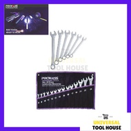 Prowess Heavy Duty CR-V Chrome Vanadium Combination Wrench Set Spanner Set