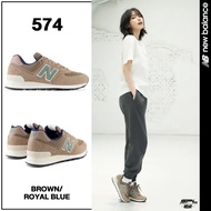 New Balance รองเท้าผ้าใบ รองเท้าลำลอง IUใส่ NB UX 574 Brown Royal Blue U574SBB (3500)