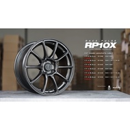 RAXER RP10X 17 inch 7/8jj 4HX5Hx(100 , 112-114.3) SATIN BLACK / DARK GRAPHITE GREY MCCLUBZ