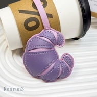 RUN Croissants Keychain Bag Charms for Purse Handbag Backpack Bag Pendant Charms
