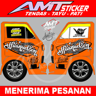 Stiker Pintu + Kaca Samping Truk Umplung - Bisa Custom/Request