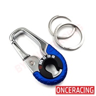 [จัดส่งเร็ว] OMUDA (สีน้ำเงิน) พวงกุญแจ พวงกุญแจรถยนต์ พวงกุญแจแฟชั่น พวงกุญแจบ้าน พวงกุญแจโลหะ OMUD