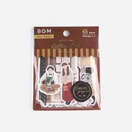 BGM Deco Sticker Little Shop Coffee Lab
