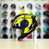 Royal M787 3/4 Helmet Matte Black + Gold Blade Sticker