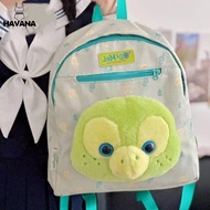 KUIBIW Knapsack OluMel Turtle Plush Backpack Olu Mel Large Capacity Plush Doll Schoolbag Cute Cartoo