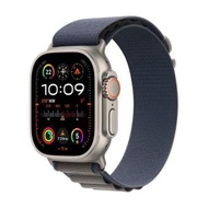 Apple Watch Ultra 2 (GPS + 流動網絡) | 49 毫米鈦金屬錶殼 | 藍色登峰手環錶帶-S碼