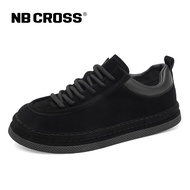 NB CROSS | รองเท้าผ้าใบลำลองแฟชั่นสีน้ำตาลสำหรับผู้ชาย