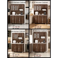 LHT Kitchen Cabinet/Almari Dapur Kabinet/ W4ft 8" & 4ft ✅ H6.5ft ✅ D1.4ft