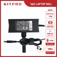 Sạc Laptop Dell 19.5V 6.7A 130W Đầu To Chân Kim 7.4 x 5.0mm Đầu Nhỏ 4.5 x 3.0mm Dây Sạc Laptop Dell 
