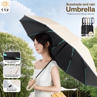 Automatic Umbrella 60 Ribs UV WindProof Automatic Folding Large Rain Umbrella Fashionable Durable