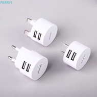 PERRY1 Mobile Phone Charger EU 5V 2.1A Portable Universal Charger Adapter Mini Adapter US Wall Charg