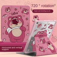 For iPad Tablet Protective Case 8/9 Generation Foldable Pro2024 Acrylic 720 Degree Rotation MINI6 wi