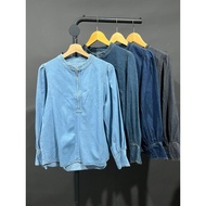 TIYARA SHIRT - PLAIN TOP - DAILY TOP - WORK TOP - COLLEGE TOP - TOP - DENIM TOP