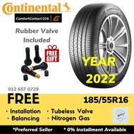 185/55R16 Continental ComfortContact CC6 (Installation) NEW Tyre Tire Car Wheel Rim 16 inch WPT NIPPON Tayar Baru