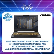 ASUS TUF GAMING F15 FX506H-CBHN164T i5-11400H/8GB 2933MHZ/512GB M.2/ RTX3050 4GB/15.6" FHD 144Hz/ALL
