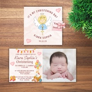 Invitation for Christening | Birthday Folded Invitation Card