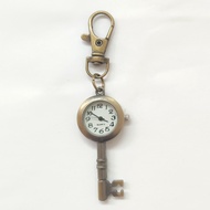 1PC Keychain Watch Vintage Pocket Watch Bronze Dream Key Quartz Pocket Watch Vintage Fine Chain Quar