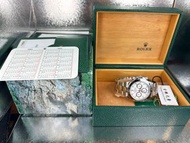 Rolex Daytona 116520 金新．白面．2004．紅綠牌 書仔．皮套．買單．內外盒