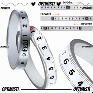 OPTIMISTI8E Measuring Tape, 1/2/ Long Self-Adhesive Metal Tape Measure, Durable 13MM Width Stainless