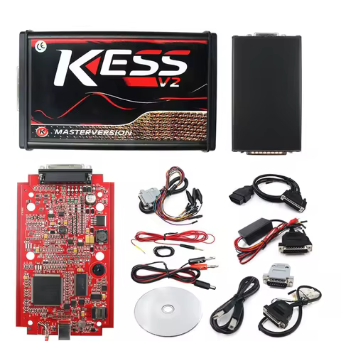 For KESS V2.8 V2 V5.017 Ktag V7.020 SW V2.25 v2.47 Red PCB Red European ECU Tool OBD2 Tuning ECU Pro