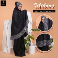 💝 New Arrival 💝 Telekung Dewasa Cotton Sulam Batu Premium Khadijah Branded by Siti Alizay (Ready Stock, Hot Item)