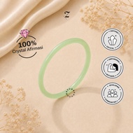 Zupazupazuu I Bangle Cyan Agate 6mm - Bangle - Bangle Bracelet - Increase Positive Energy & Self-Def