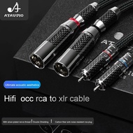 Hifi RCA to XLR Audio Cable High Quality OCC Copper Xlr Female to RCA Male Cable