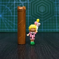 Polly Pocket Figure Polly Doll/ from Polly at Pollyworld (Fun Fair) Bluebird Toys 1989 [PRELOVED]
