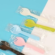 Ice Cream Spoon Dessert Spoon Cake Spoon Tableware Spoon Knife Fork Fork Spoon Disposable Cake Fork 