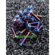 air filter screw skru kotak angin nvx xmax Nmax bakul skru y15 titanium gold m5x25